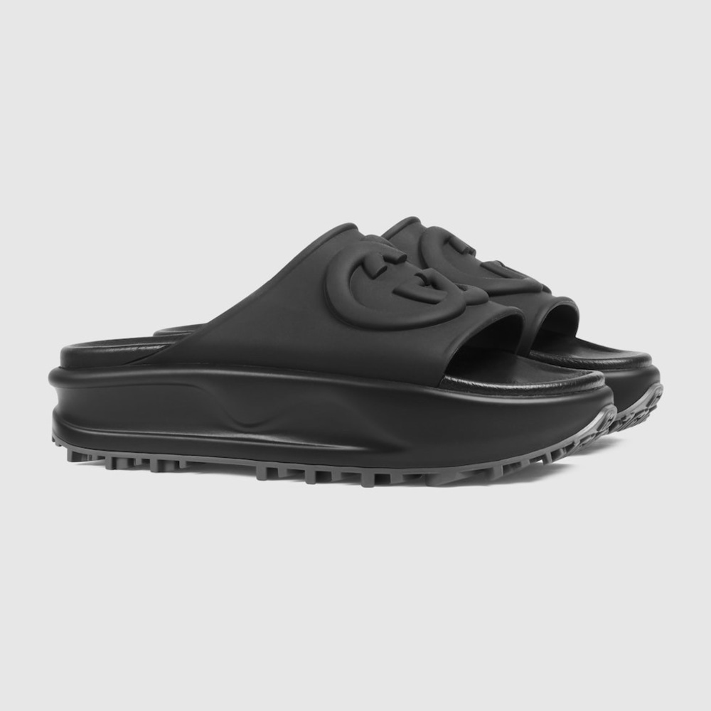 Rubber Gucci slides